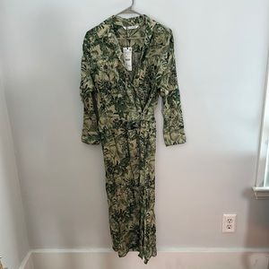 Zara belted maxi dress